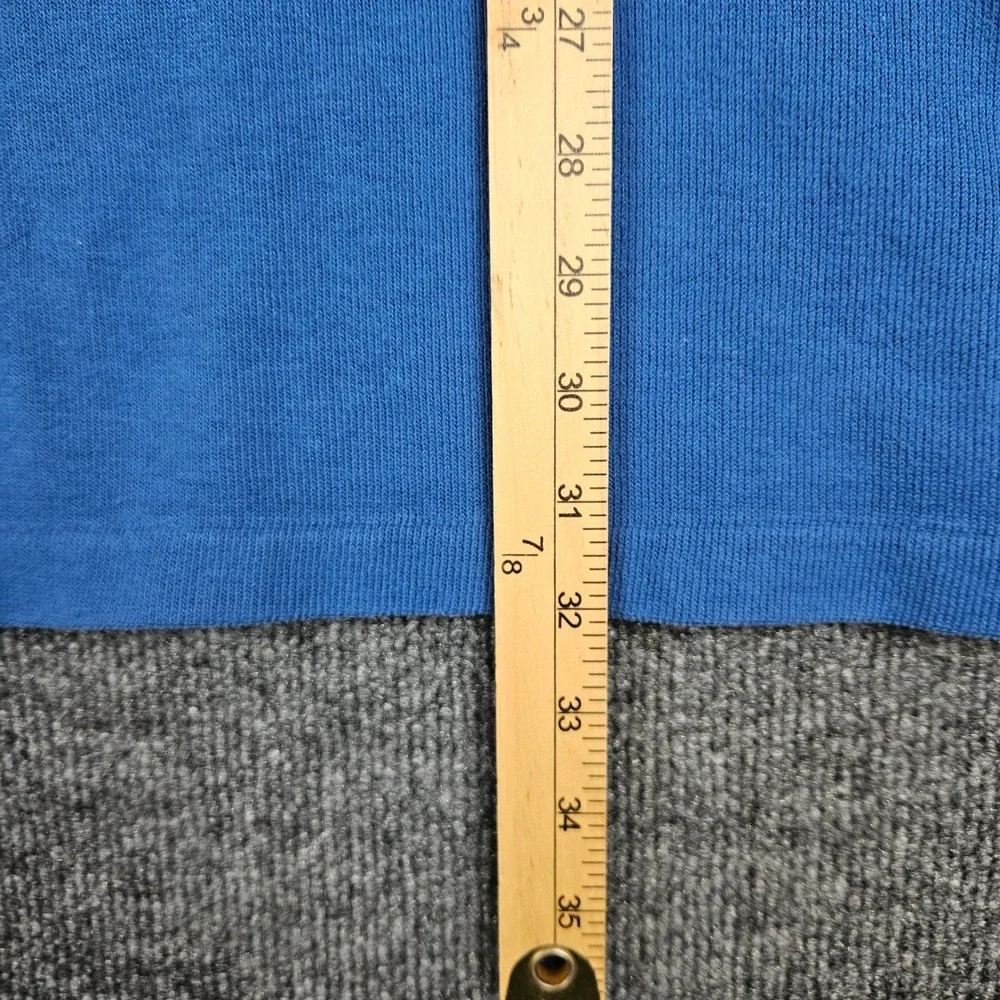 Polo Ralph Lauren Quarter 1/4 Zip Pullover Sweater Mens 3XB Big Blue Knit Preppy